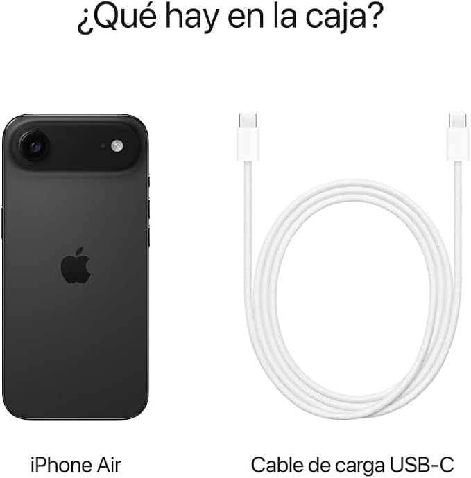 APPLE CELULAR IPHONE 17 AIR 256GB eSIM SPACE BLACK