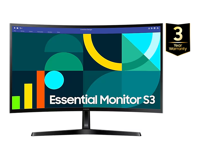 SAMSUNG MONITOR ESSENTIAL 24" FHD CURVED 100Hz - Samsung