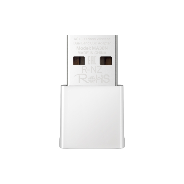 MERCUSYS ADAPTADOR MA30N DOBLE BANDA AC1300 NANO USB MU-MIMO - MERCUSYS