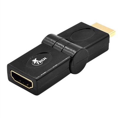 XTECH ADAPTADOR DE VIDEO HDMI MACHO A HDMI HEMBRA HASTA 1920 X 1080 NEGRO XTC-34 - Pana Compu