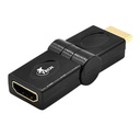 XTECH ADAPTADOR DE VIDEO HDMI MACHO A HDMI HEMBRA HASTA 1920 X 1080 NEGRO XTC-34 - Pana Compu