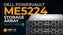DELL SERVIDOR  LA POWERVAULT  ME5224 25GB  iSCSI 8 PORT DUAL CONTROLLER 2X 2.4TB - YouTube