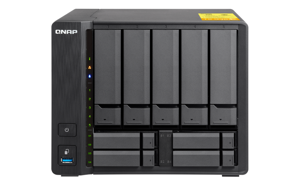 QNAP NAS SERVIDOR 9 BAHIAS RYZEN V1500B 4C/8T 32G DDR4 RAM (TS-H973AX-32G-US) - QNAP