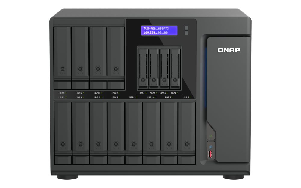 QNAP NAS SERVIDOR 9 BAHIAS RYZEN V1500B 4C/8T 32G DDR4 RAM (TS-H973AX-32G-US) - QNAP