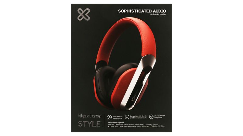 KLIPXTREME AUDIFONOS STYLES INALAMBRICOS BLUETOOTH V5.0 ULTRA LIVIANOS AZUL (KWH - Walmart