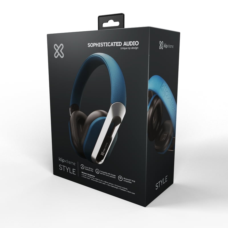 KLIPXTREME AUDIFONOS STYLES INALAMBRICOS BLUETOOTH V5.0 ULTRA LIVIANOS GRIS (KWH - Convermatix