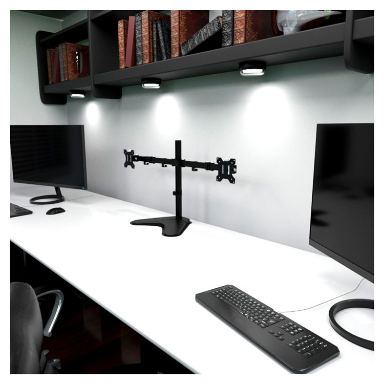 KLIPXTREME BASE DOBLE PARA MONITOR 13"-32" HASTA 8KG NEGRO (KPM-311) - HSDS Online