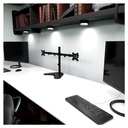 KLIPXTREME BASE DOBLE PARA MONITOR 13"-32" HASTA 8KG NEGRO (KPM-311) - HSDS Online