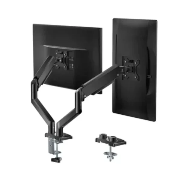 ASTRA BASE DE BRAZO DOBLE AJUSTABLE DE ACERO PARA MONITOR 17"-32" HASTA 9KG POR  - 212 Global
