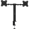 KLIPXTREME SOPORTE PARA 2 MONITORES HASTA 32" CON REGLETA Y PUERTO INTEGRADO USB-C 3.0 Y USB-A 3.0 (KMM-510) - Klip Xtreme
