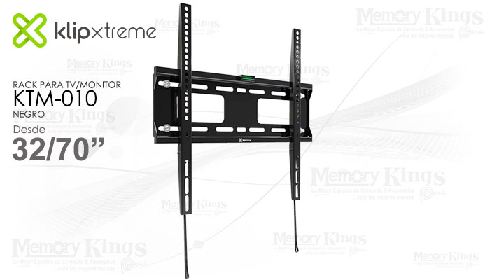 KLIPXTREME BASE FIJA PARA TV DE 32" A 70" HASTA 50KG (KTM-010) - Memory Kings