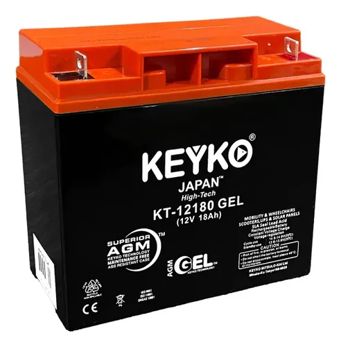 KEYKO BATERIA SELLADA 18AMP 12V KT-12180 (KT-12180) - Mercado Libre - Mercado Libre Venezuela