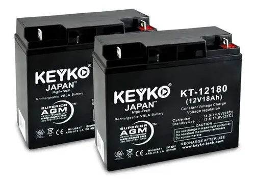 KEYKO BATERIA SELLADA 18AMP 12V KT-12180 (KT-12180) - Mercado Libre - Mercado Libre Venezuela