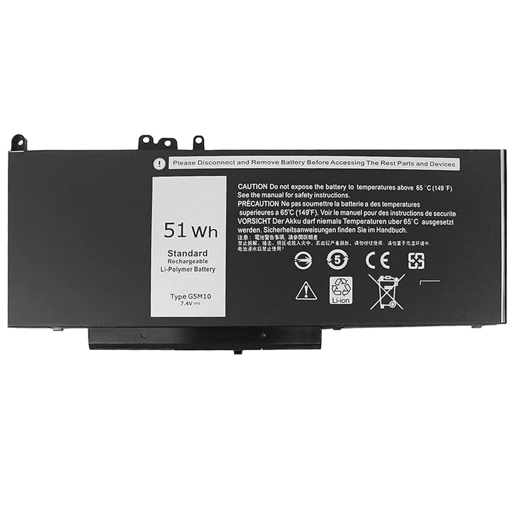 DELL BATERIA 51WH 7.4V Li-ion Battery pack - Walmart