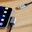 XTECH CABLE CON CONECTOR EN FORMA DE L USB-C MACHO A  USB-C MACHO 3 M (XTC-531) - AudioColor