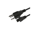 XTECH CABLE DE ALIMENTACION PARA LAPTOP NEMA DE 3 CLAVIJAS 110-250V 1.8M (XTC-12 - Baynao.do