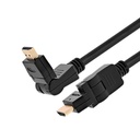 XTECH CABLE HDMI  MACHO  A HDMI  MACHO GIRATORIO Y PIVOTANTE 1,8m (XTC-606) - Pc Mac Computer