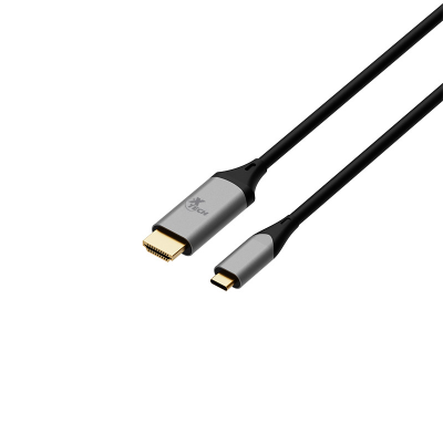 XTECH CABLE HDMI MACHO A HDMI MACHO DE ALTA VELOCIDAD 30AWG 1.80M  NEGRO (XTC-60 - GeekyDrop