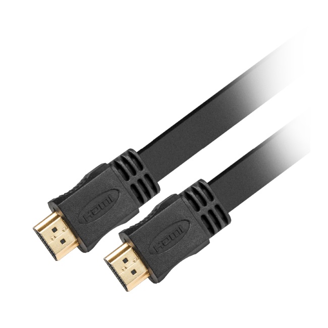 XTECH CABLE HDMI PLANO CON CONECTOR  MACHO A MACHO HASTA 3840X2160P 30AWG 4,57M  - Convermatix