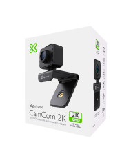 KLIPXTREME CAMARA WEB 2K QHD 2560x1440p  HASTA 3,7MP CON MICROFONO HD NEGRO (KWC - Maxxicomp