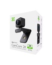 KLIPXTREME CAMARA WEB 2K QHD 2560x1440p  HASTA 3,7MP CON MICROFONO HD NEGRO (KWC - Maxxicomp