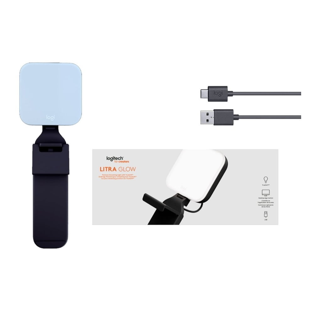 LOGITECH LUZ LED PORTATIL PARA STRAMING CON TRUESOFT - Convermatix