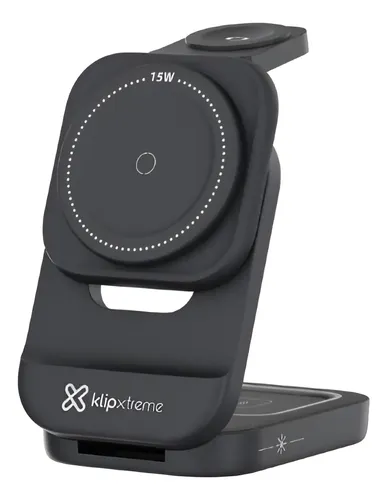 KLIP XTREME CARGADOR DE ESCRITORIO INALAMBRICO 3 EN 1 15W 3W Y 2W TWS (KDC-150) - Mercado Libre Ecuador