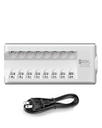 EBL CARGADOR DE BATERÍA DE 8 BAHÍA,  BATERÍAS RECARGABLES AA, AAA, Ni-MH, Ni-Cd - EBLOfficial