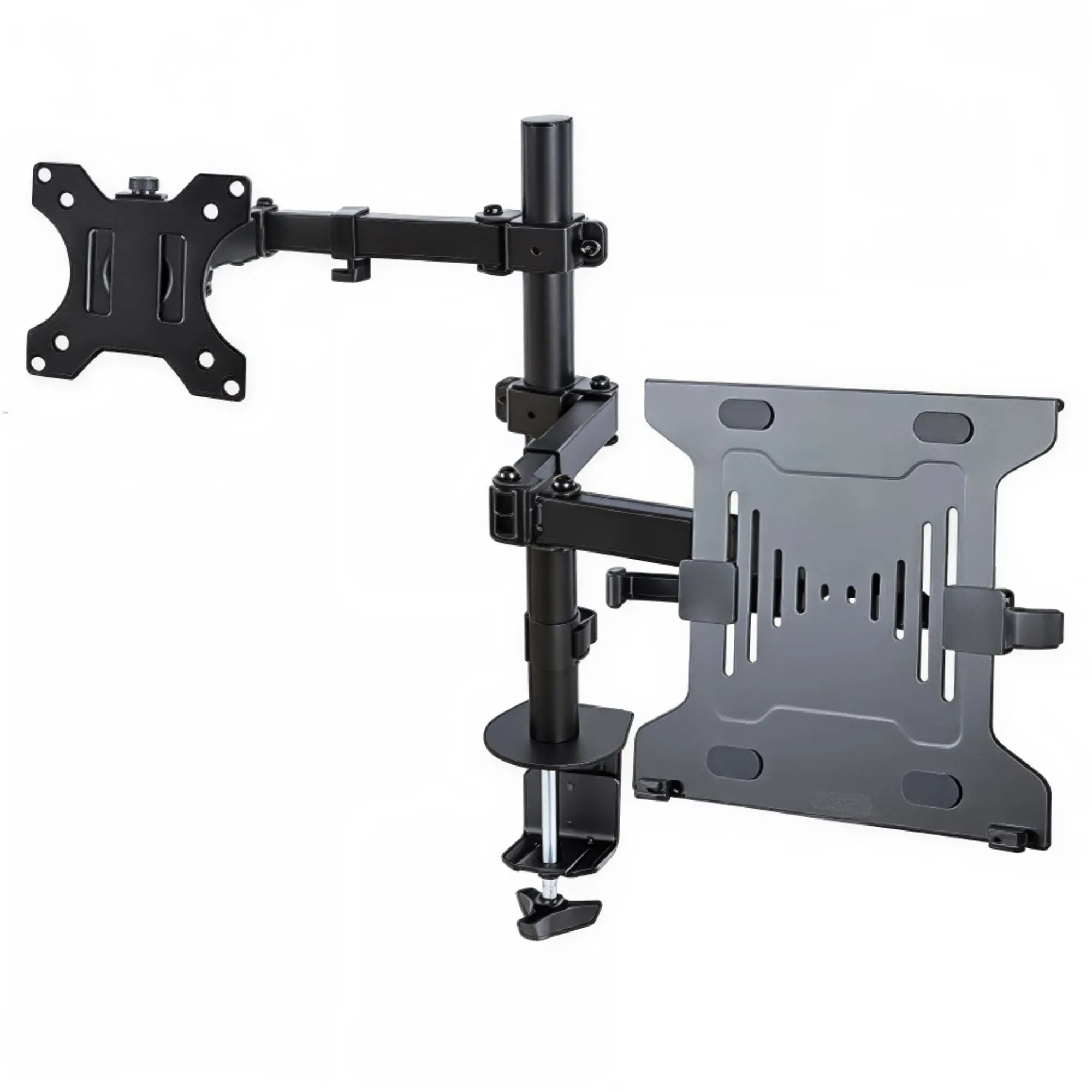 ASTRA SOPORTE AJUSTABLE DE ACERO PARA MONITOR 17"-32" Y LAPTOP HASTA 9KG / NEGRO - 212 Global