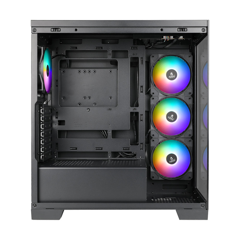 AZZA CASE COVE 570B ATX MID TOWER ATX  MICRO ATX  ITX VIDRIO TEMPLADO  1x USB 3. - AZZA