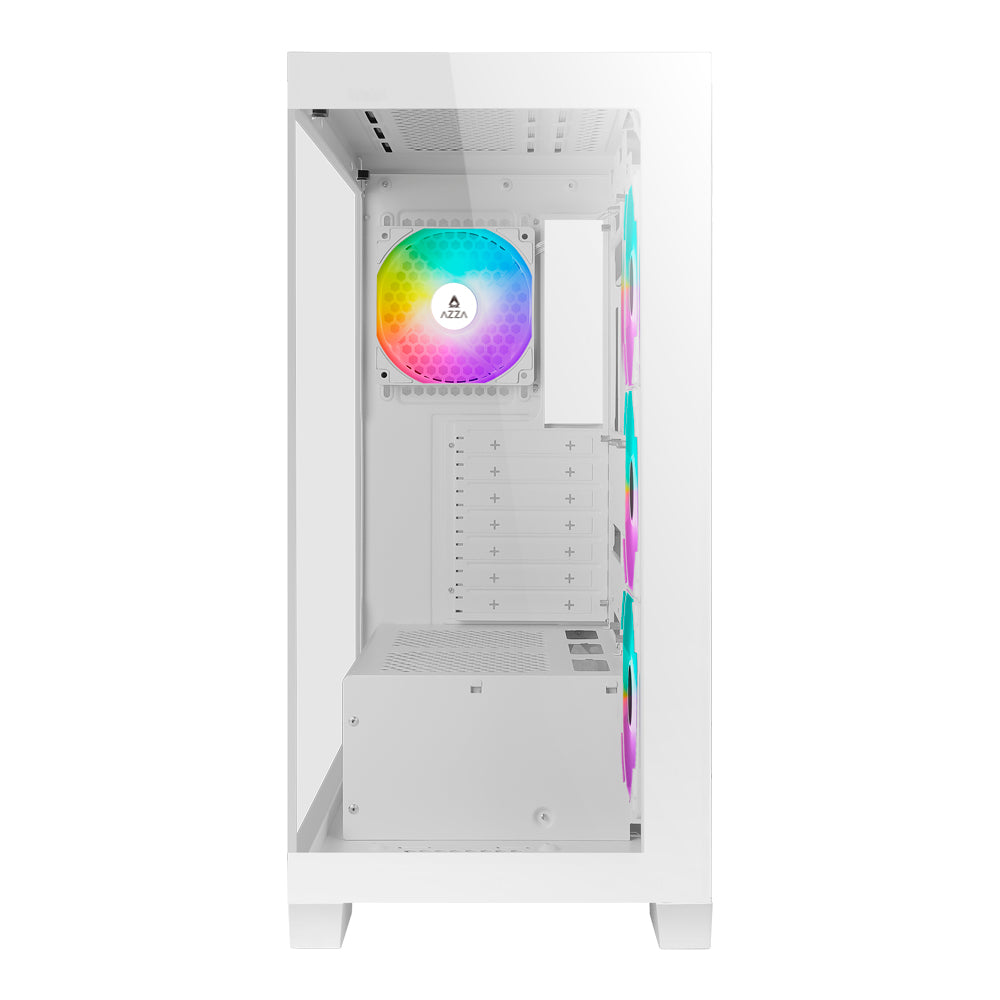 AZZA CASE COVE 570w ATX MID TOWER ATX MICRO ATX  ITX VIDRIO TEMPLADO 1x USB 3.0  - AZZA