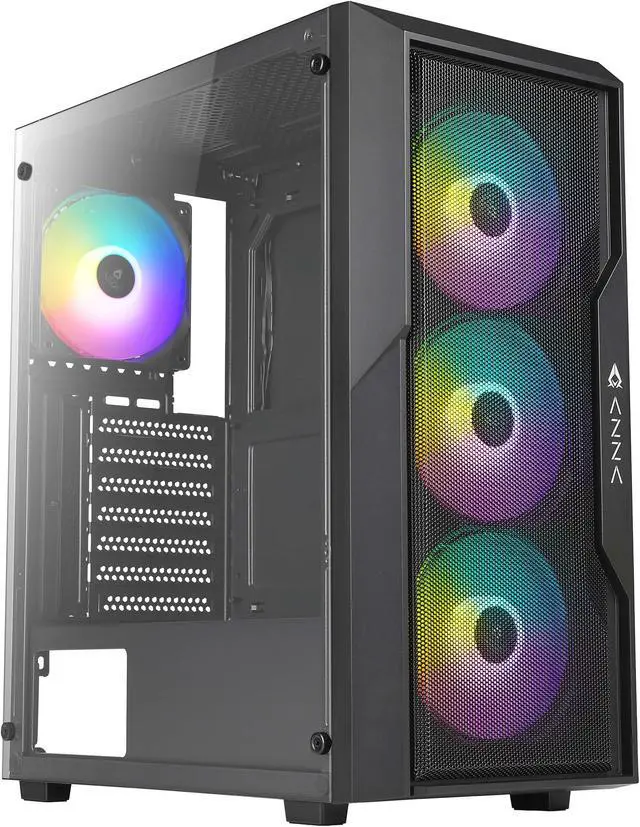 AZZA CASE FIGHTER 290 ATX MID TOWER ATX  MICRO ATX  ITX VIDRIO TEMPLADO  1x USB  - Newegg