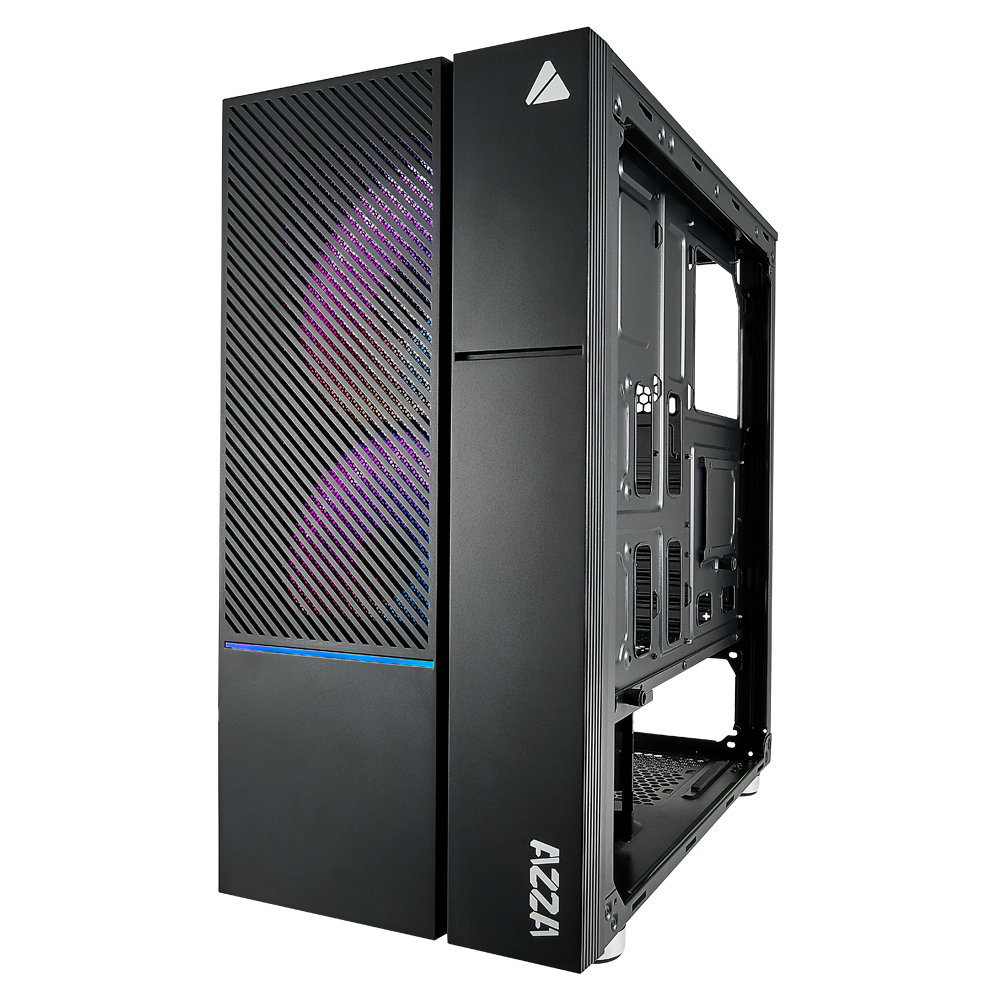 AZZA CASE IRIS 330 ATX 206T-01  2 FAN RGB DIGITAL  (CSAZ-330IRIS) - AZZA