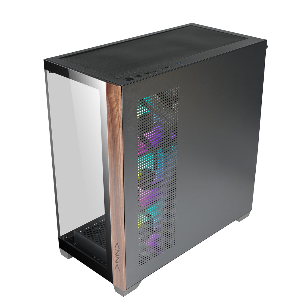 AZZA CASE NEPTUNE 491 ATX MID TOWER ATX  MICRO ATX  ITX VIDRIO TEMPLADO  1x USB  - AZZA