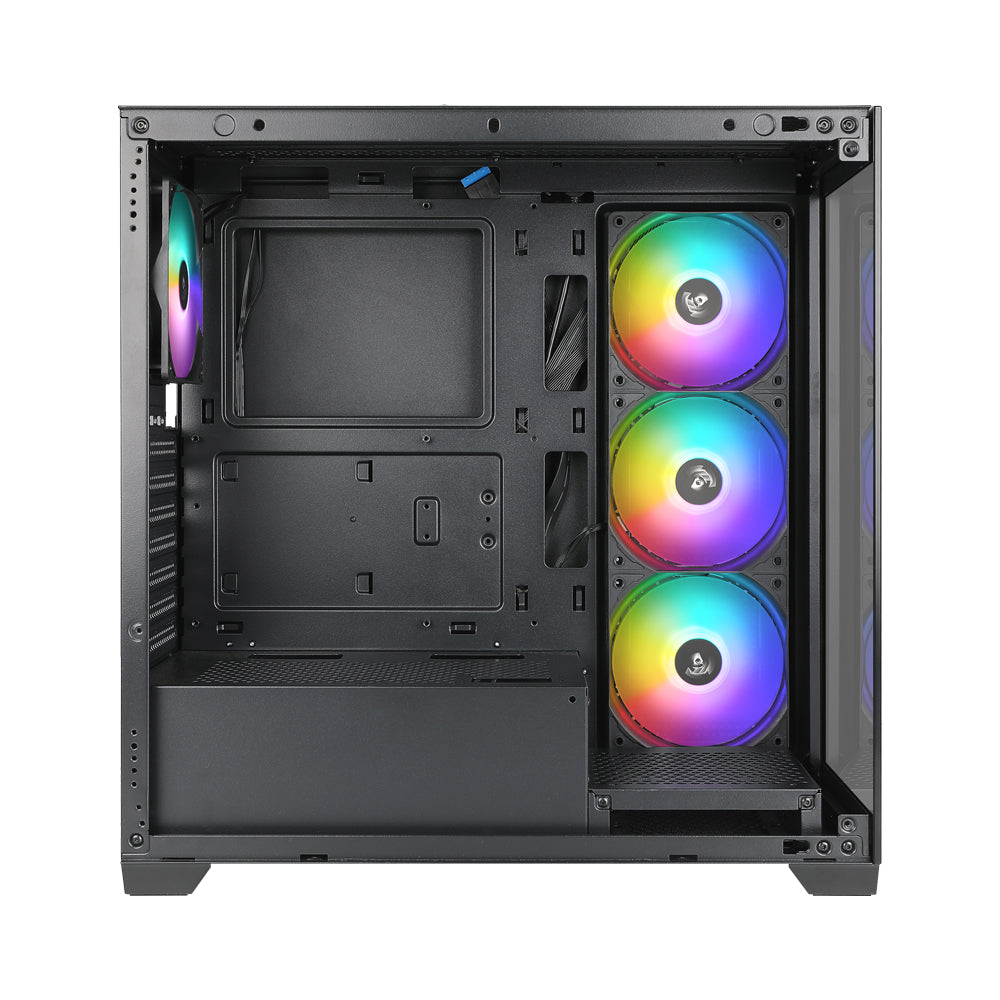 AZZA CASE NEPTUNE 491 ATX MID TOWER ATX  MICRO ATX  ITX VIDRIO TEMPLADO  1x USB  - AZZA