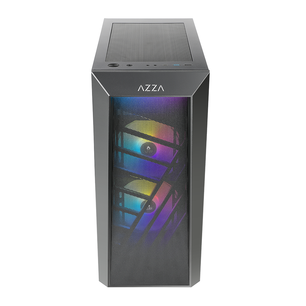 AZZA CASE SENTINEL 203A01B ATX MID TOWER ATX  MICRO ATX  ITX VIDRIO TEMPLADO 1x  - AZZA