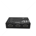 XTECH SWITCH 5 PUERTOS EN 1 HDMI HEMBRA 4K UHD CONTROL