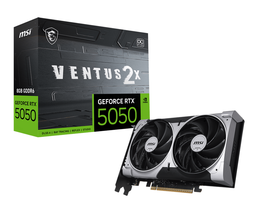 MSI TARJETA VIDEO GEFORCE RTX5050 8G VENTUS 2X OC