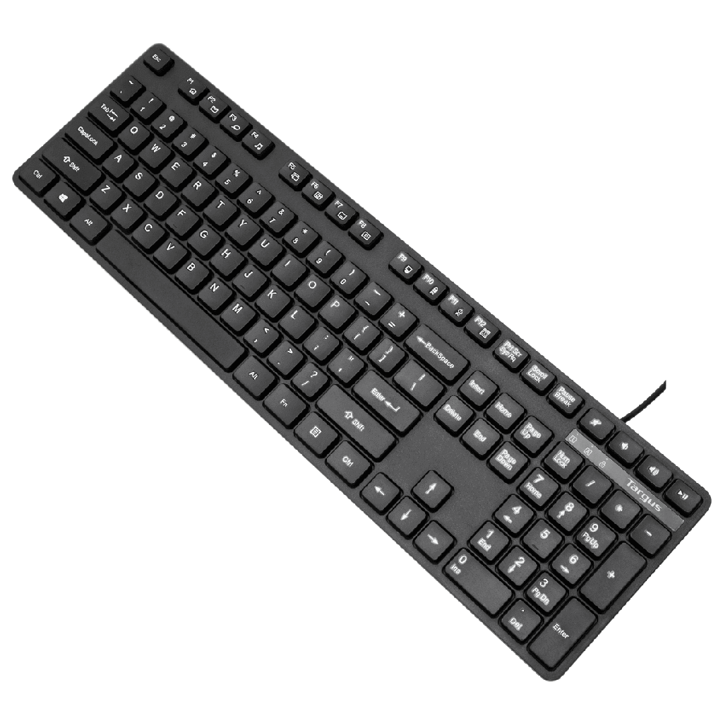 TARGUS TECLADO ALAMBRICO 108 TECLASEN NEGRO (AKB30US)
