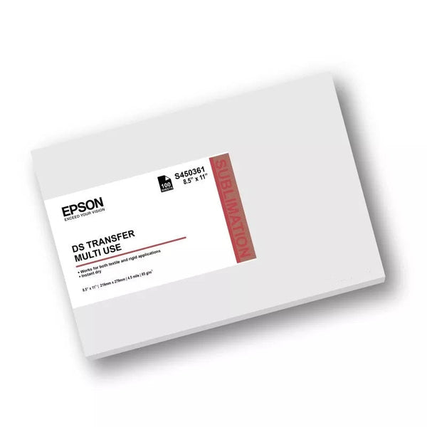 EPSON PAPEL TRANSFER DE SUBLIMACION CARTA 100 HOJAS