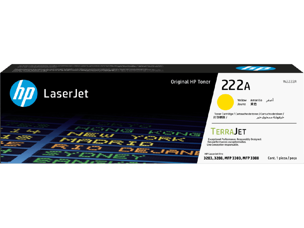 HP TONER LASERJET 222A AMARILLO IMP 3203, 3288, 3303, 3388
