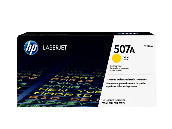 HP TONER LASERJET 507A AMARILLO IMP M570dn, M575dn, M575fw