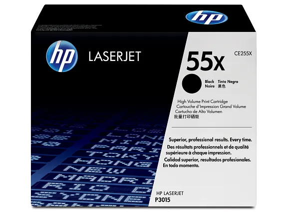 HP TONER LASERJET 55X NEGRO M525dn, M525f, M525c (CE255X)