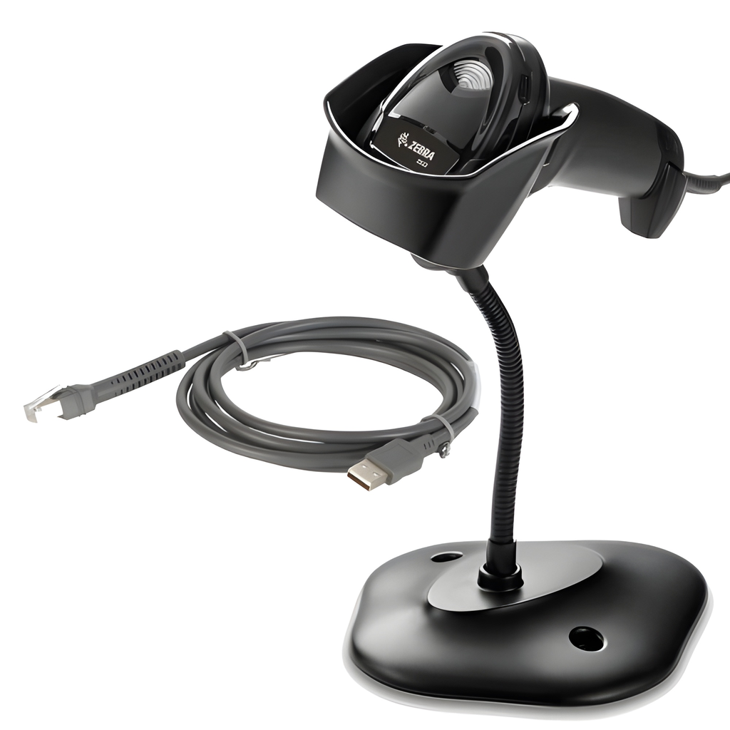 ZEBRA LECTOR CODIGO BARRAS DS2208 LED 1D/2D USB BASE