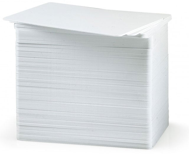 ZEBRA TARJETAS DE PVC BLANCAS PACK 500 UND