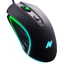 ASTRA MOUSE INALAMBRICO USB 6 BOTONES DPI 1600 NEGRO