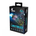 XTECH MOUSE LIGHTBUZZ OPTICO ALAMBRICO GAM7 BOTONES 3D