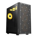 ASTRA CASE GAMING 303 4 FAN RGB NEGRO