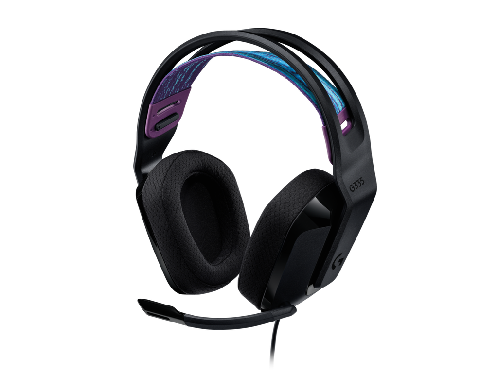 LOGITECH AUDIFONOS G335 GAMING ALAMBRICO CON MICROFONO NEGRO