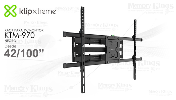 KLIPXTREME BASE TV PANTALPLANA O CURVA 42" A 100"